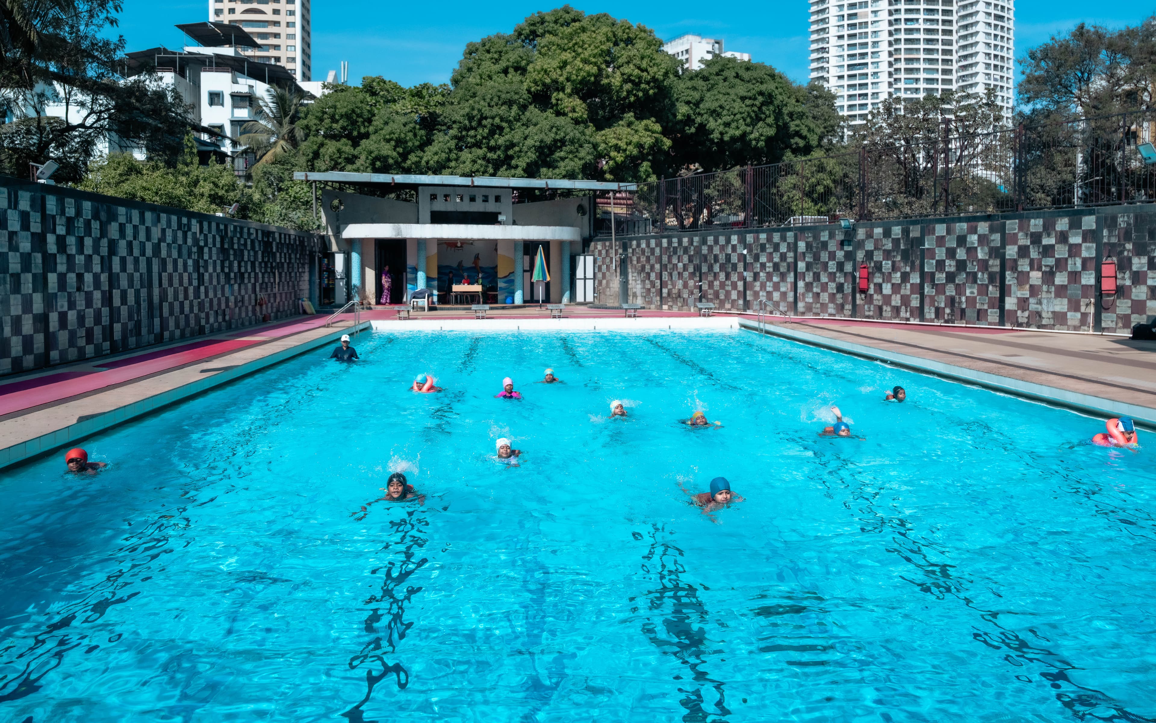deep swimming pool